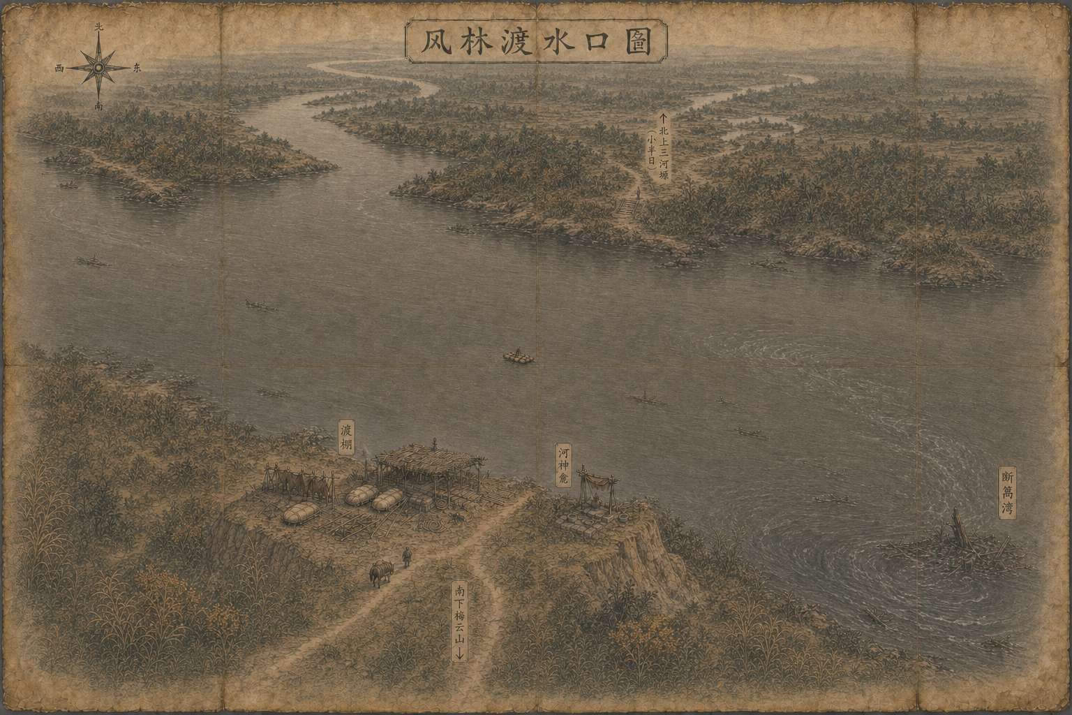 Fenglin Ferry Map