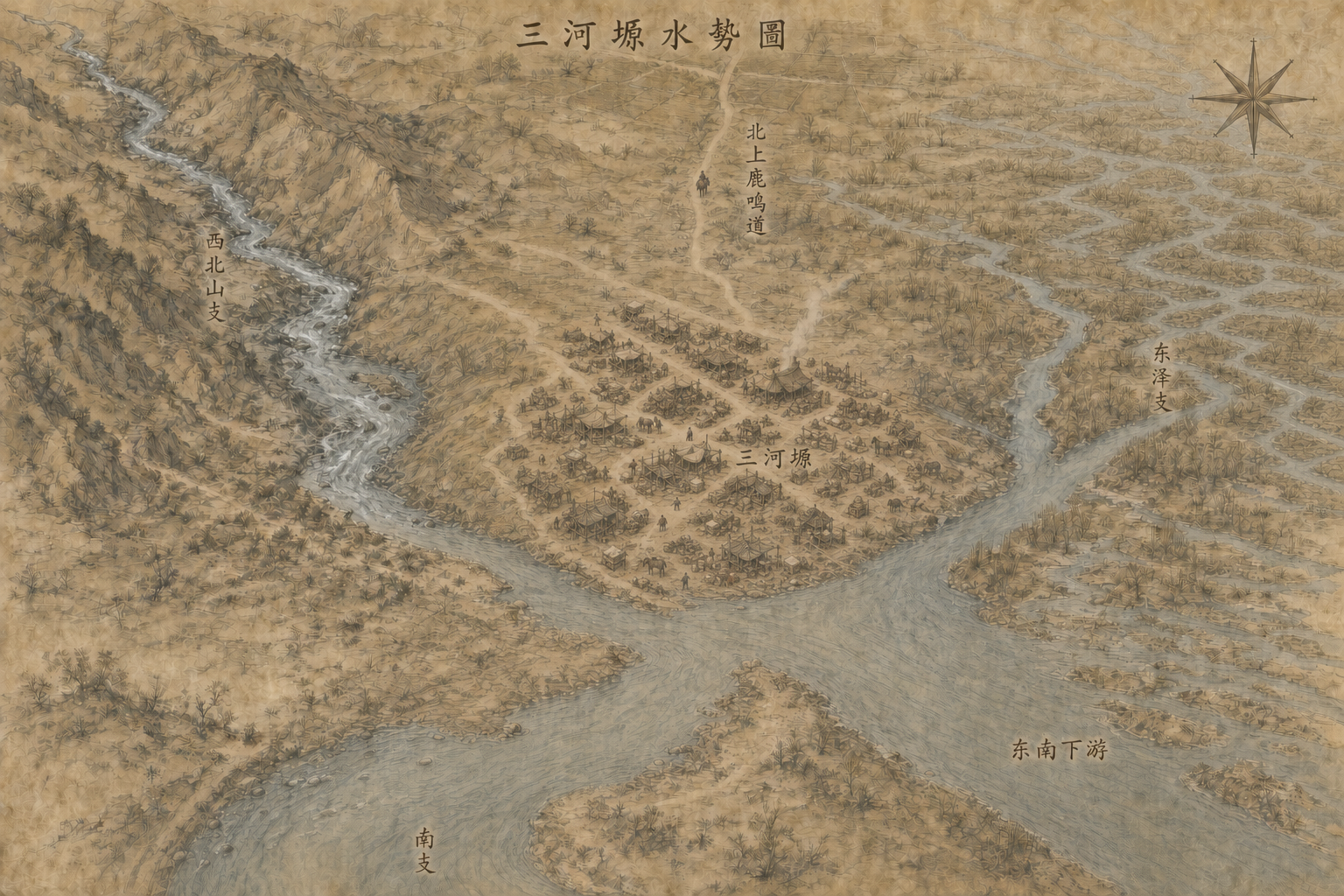 Sanhe Yuan Map